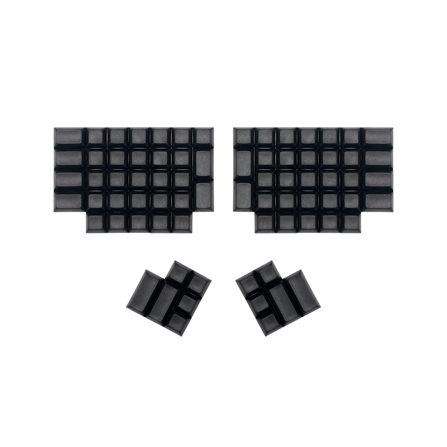 Split DSA Keycaps Black