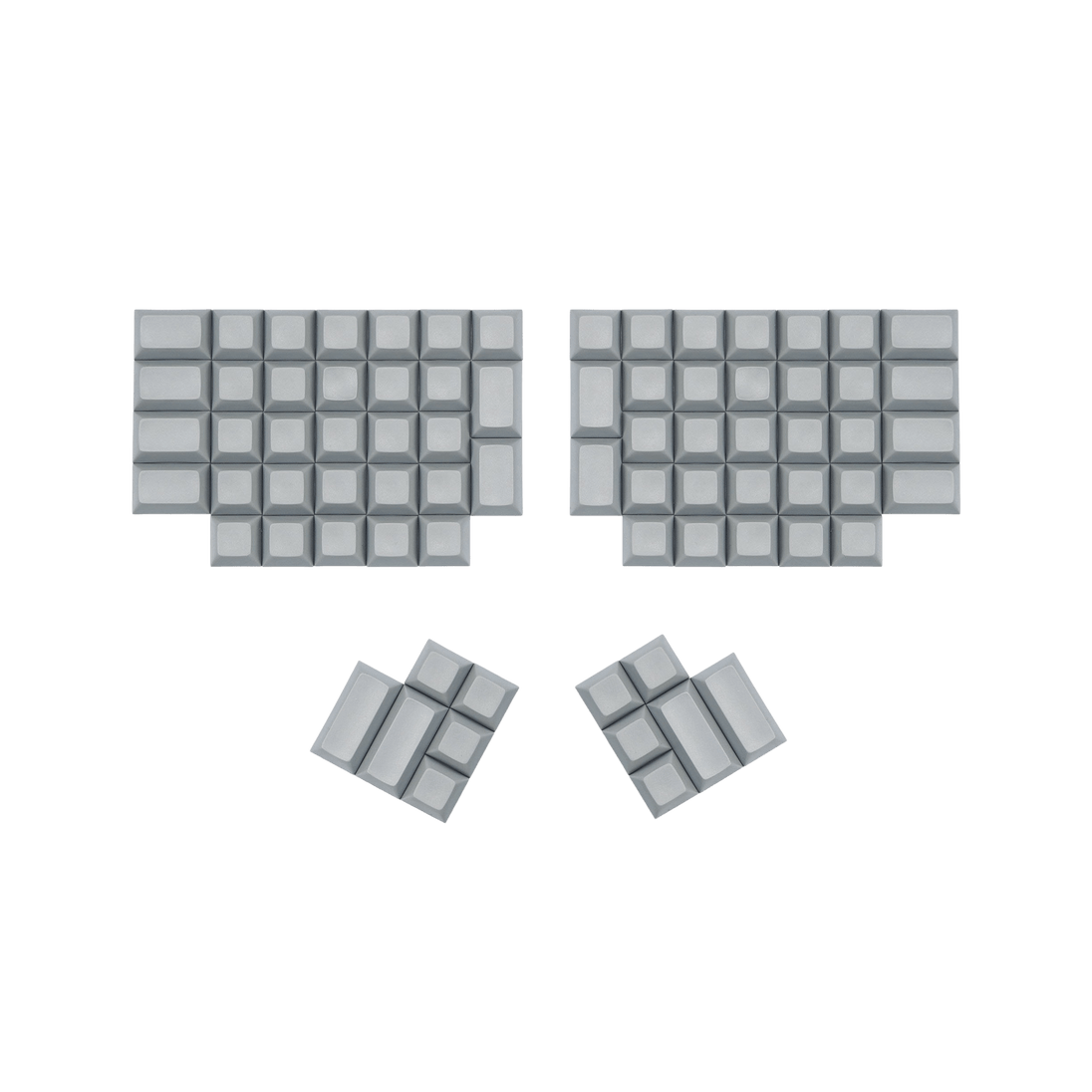 Split DSA Keycaps Dark Grey