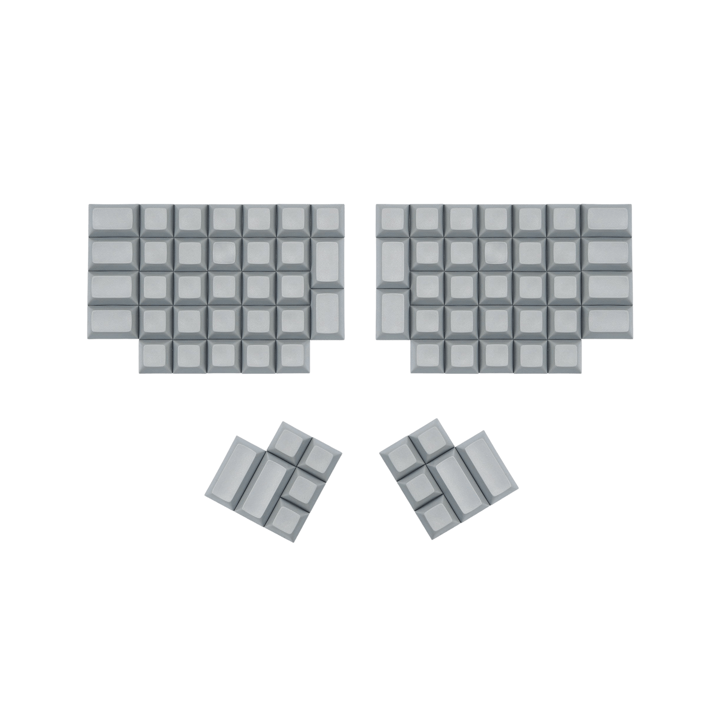 Split DSA Keycaps Dark Grey