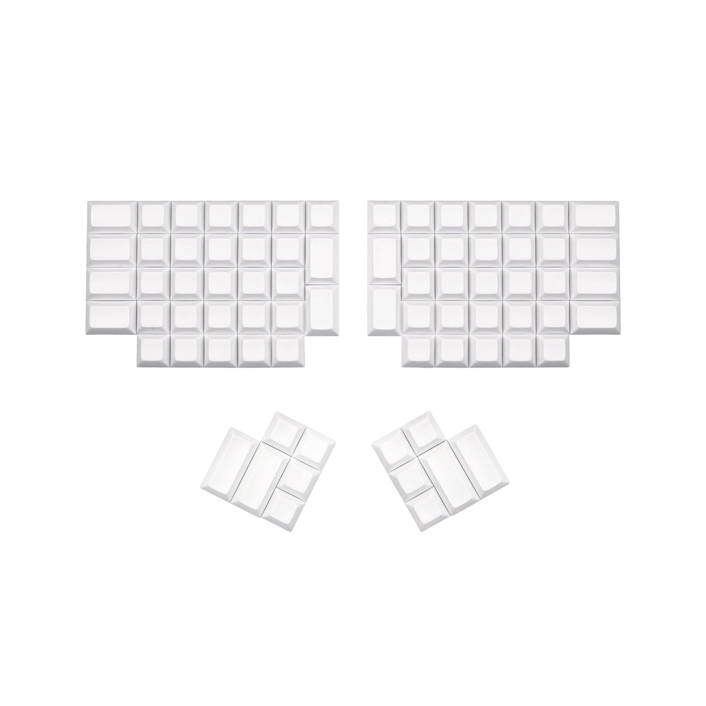 Split DSA Keycaps White