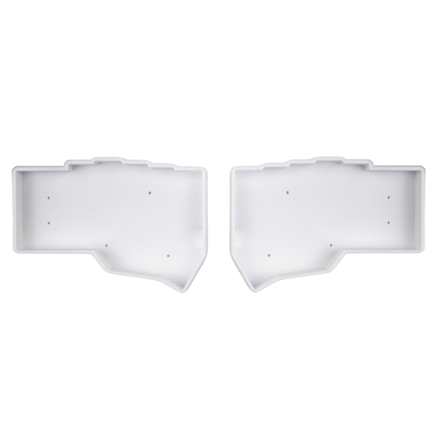 3D Printed Helidox Corne Case White