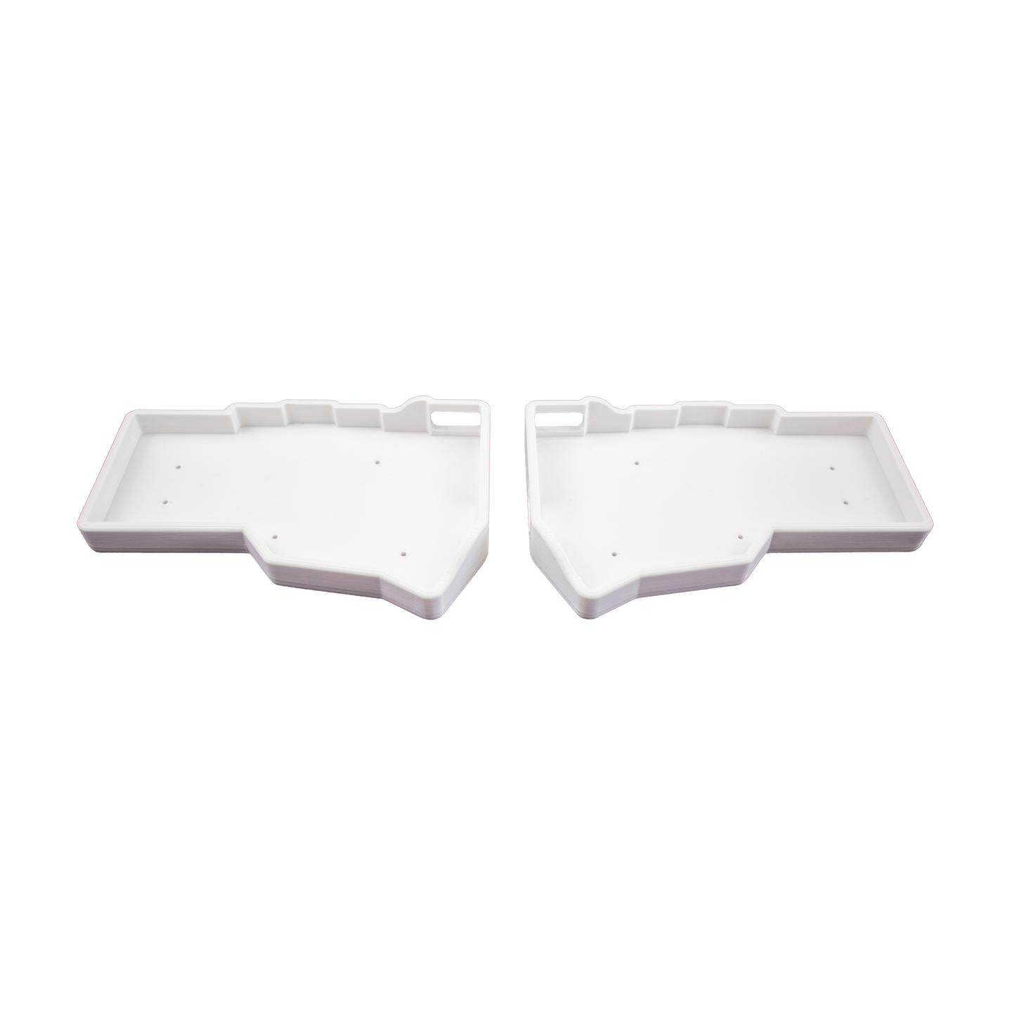 3D Printed Helidox Corne Case White Low Profile